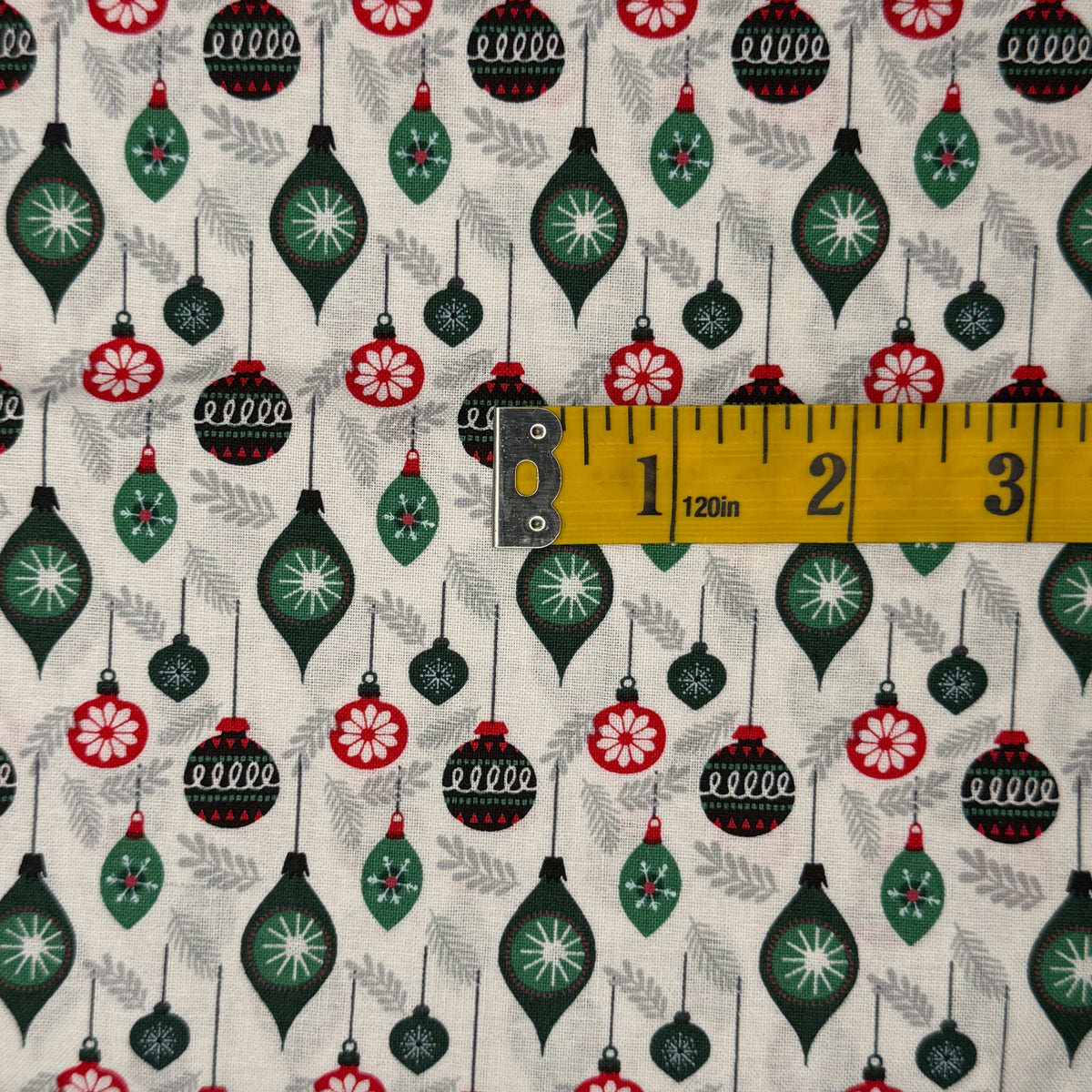 Atomic Ornaments Cotton: 3 yds