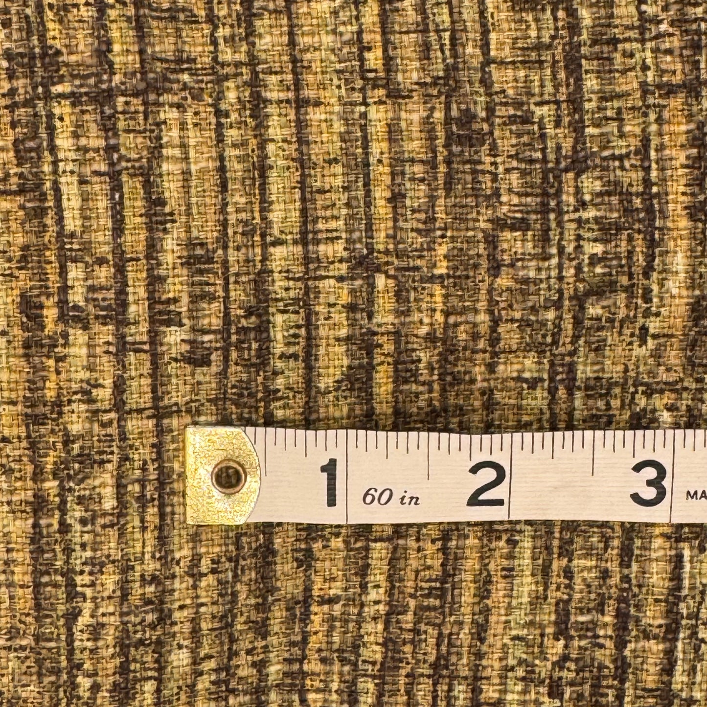 Neutral Tones Slub Weave Screenprint Home Decor Cotton Blend: 4 yds