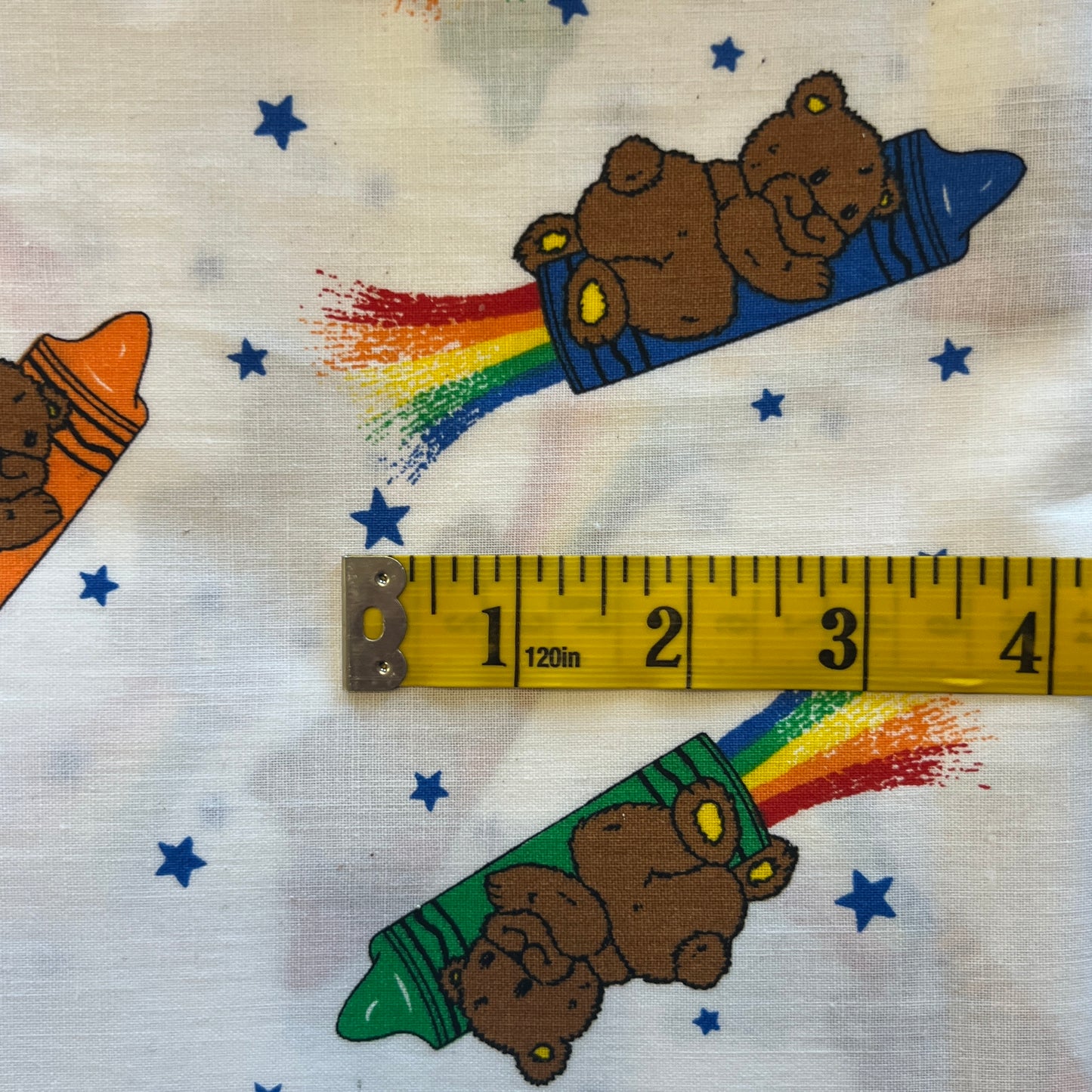 Bears & Crayons Cotton: 1.5 yds