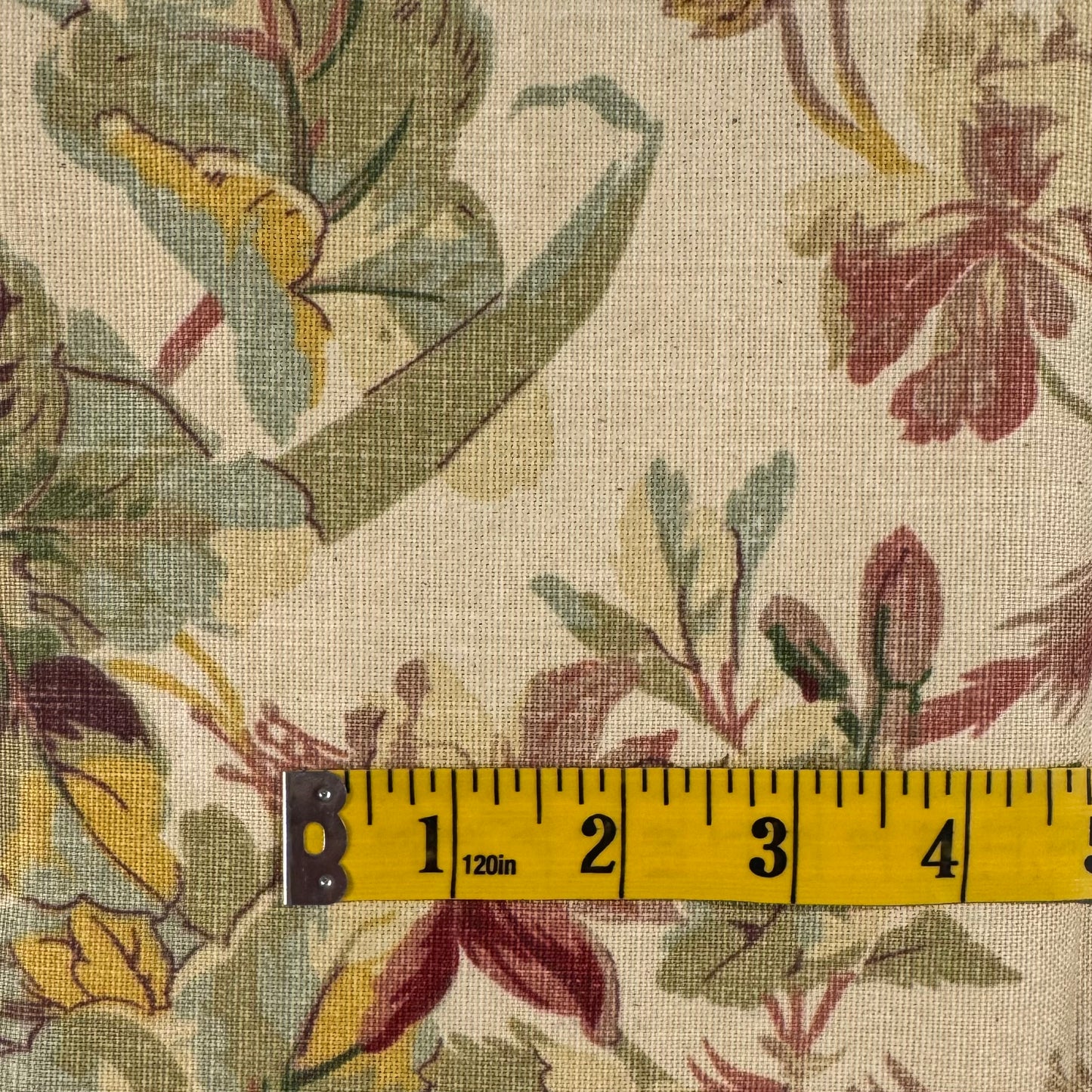 Tropical Floral Cotton Blend Home Decor: 3 yds
