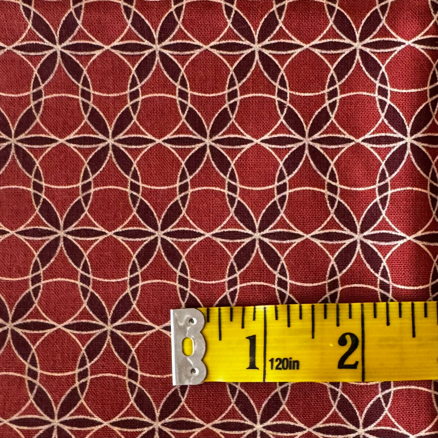 Interconnected Circles Cotton: 1 yd