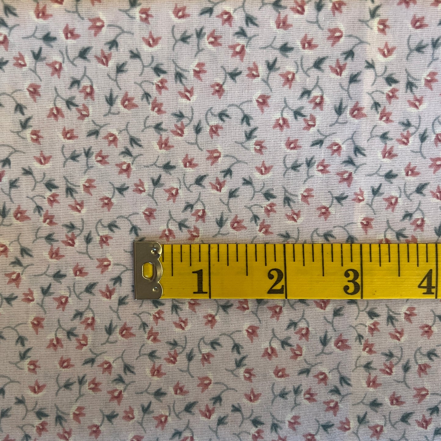 Lilac and Mauve Mini Floral Cotton: 1.25 yds