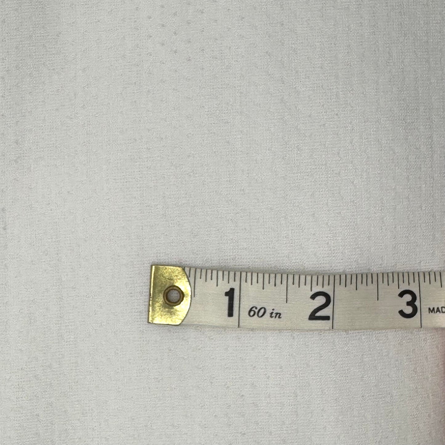 Lightweight White 2-Way Stretch Pontelle Knit Poly: 2 yds