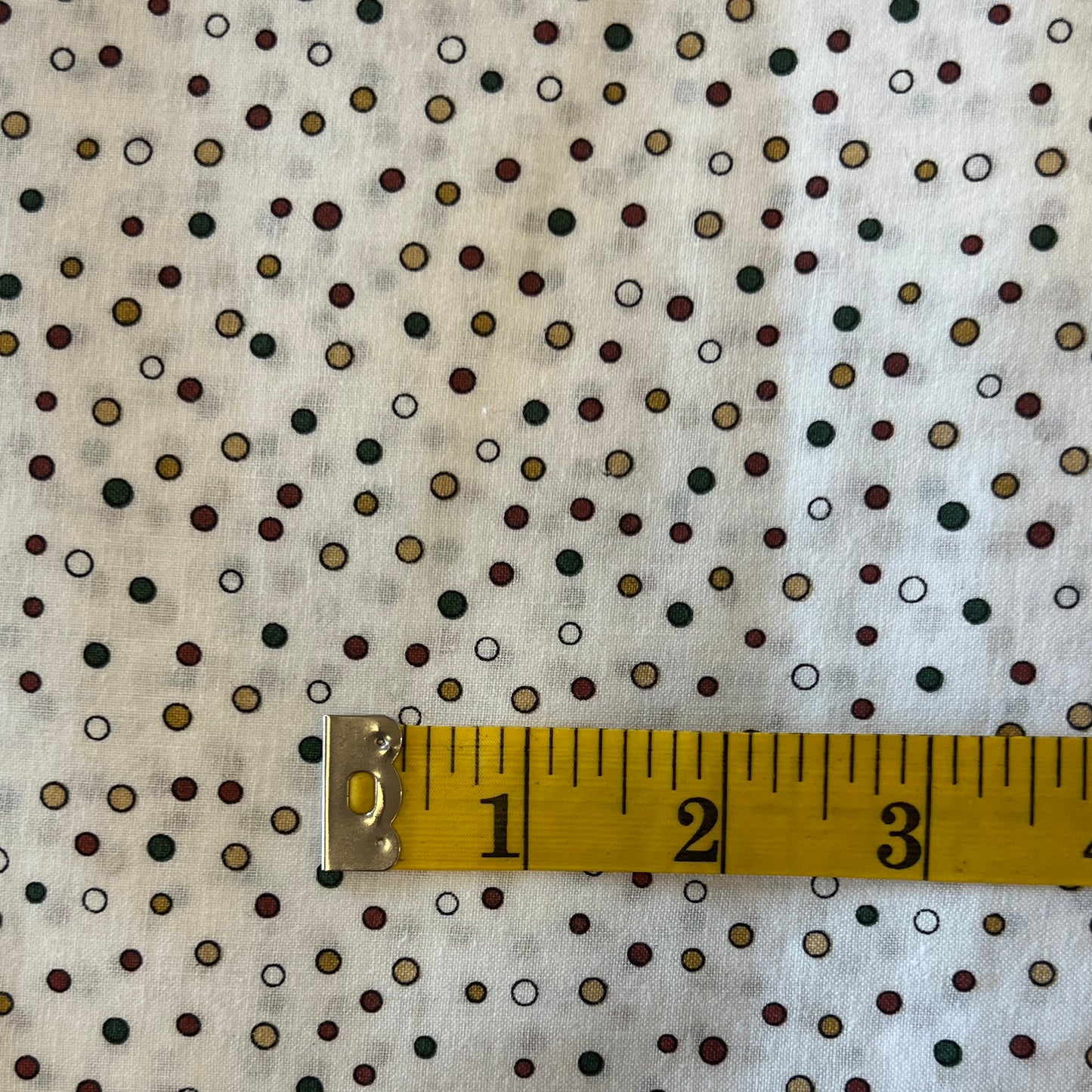Holiday Dots Cotton: 3 yds