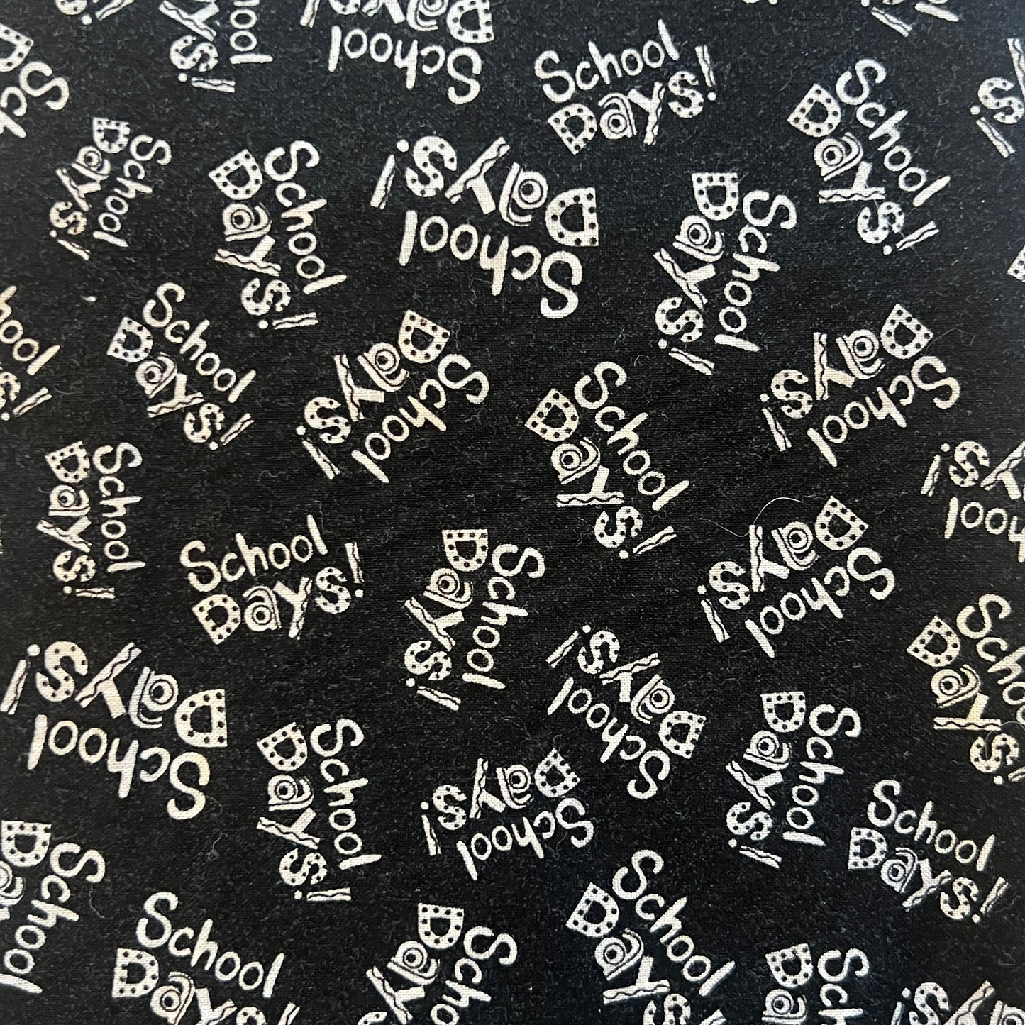 School Days Cotton: 2.5 yds
