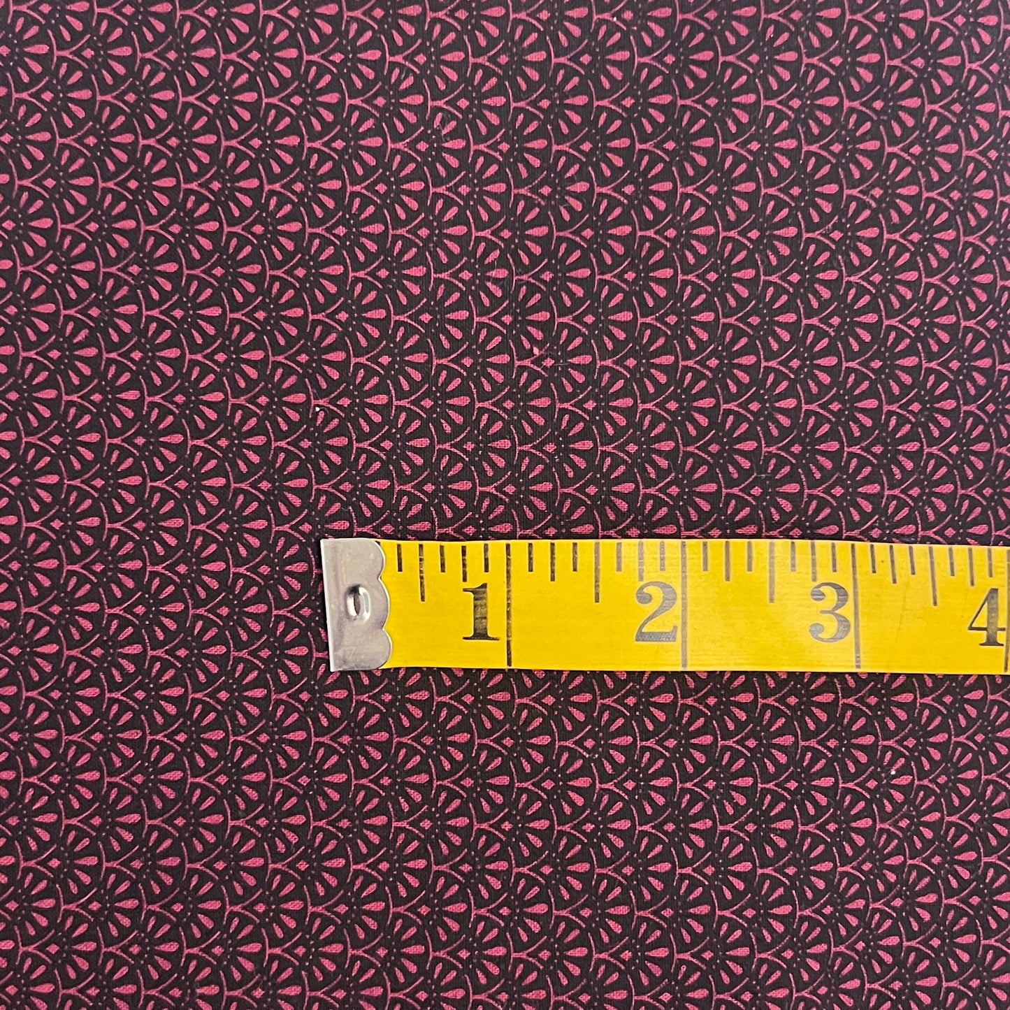 Red & Black Geometric Cotton