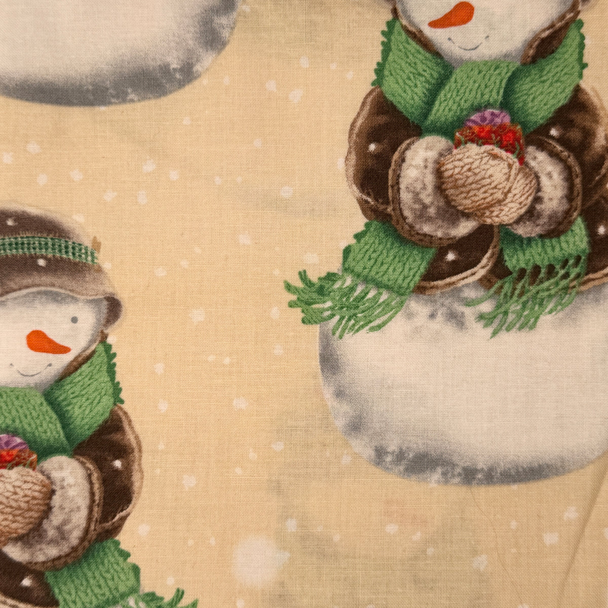 Bundled Up Snowmen Cotton: 2 yds