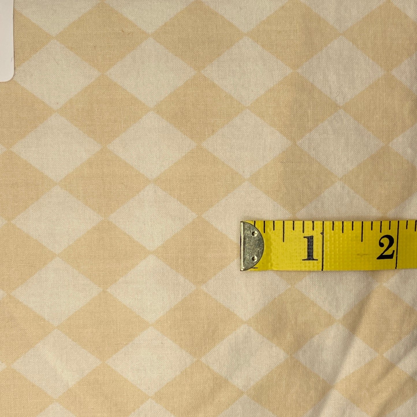 Cream Diamond Cotton: 3 yds