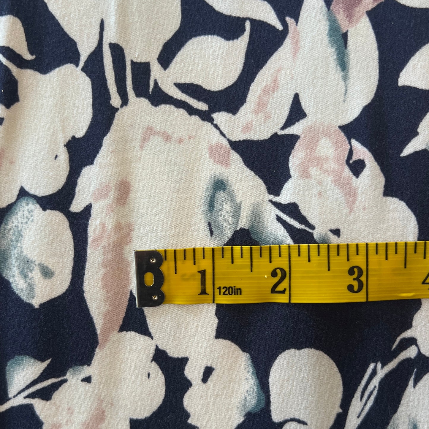 Abstract Floral Stretch Jersey: 5 yds