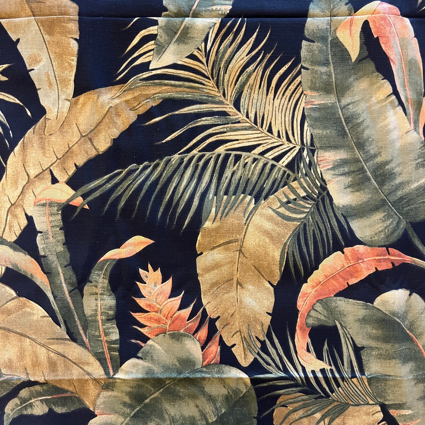 Tropical Leaves Cotton Upholstery: 3.25 yds