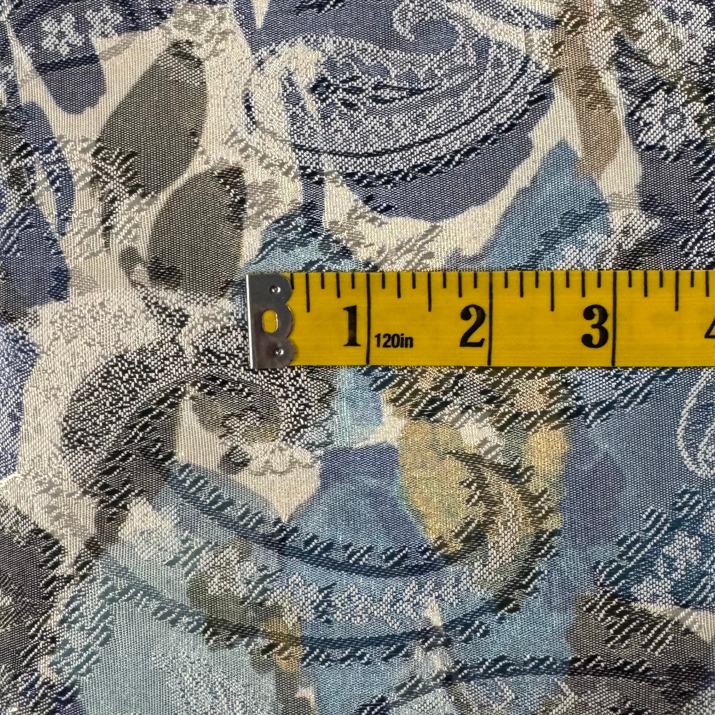 Fancy Floral & Paisley Home Decor Fabric: 1.5 yds