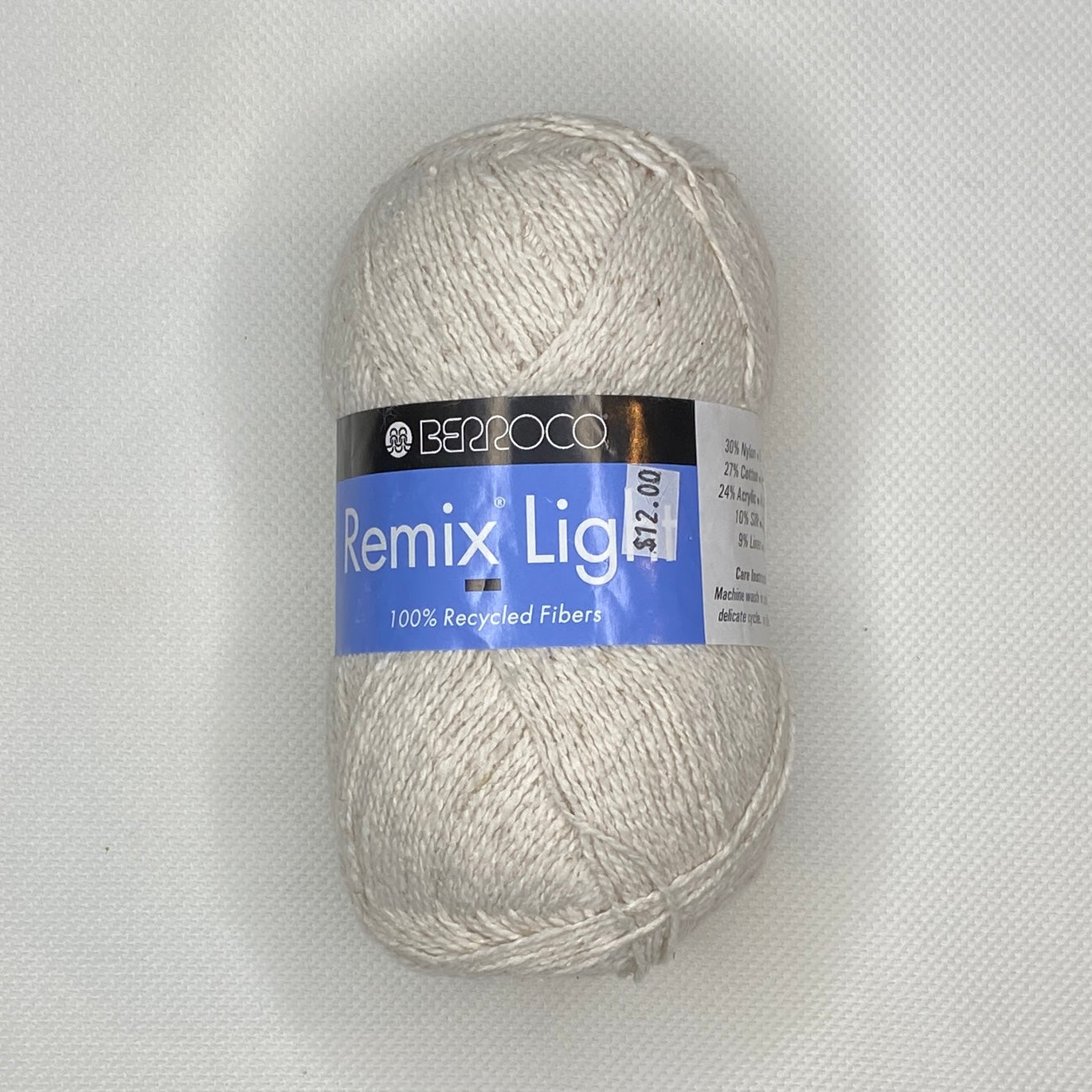 Berroco Remix Light Yarn in Natural: 2 Skeins