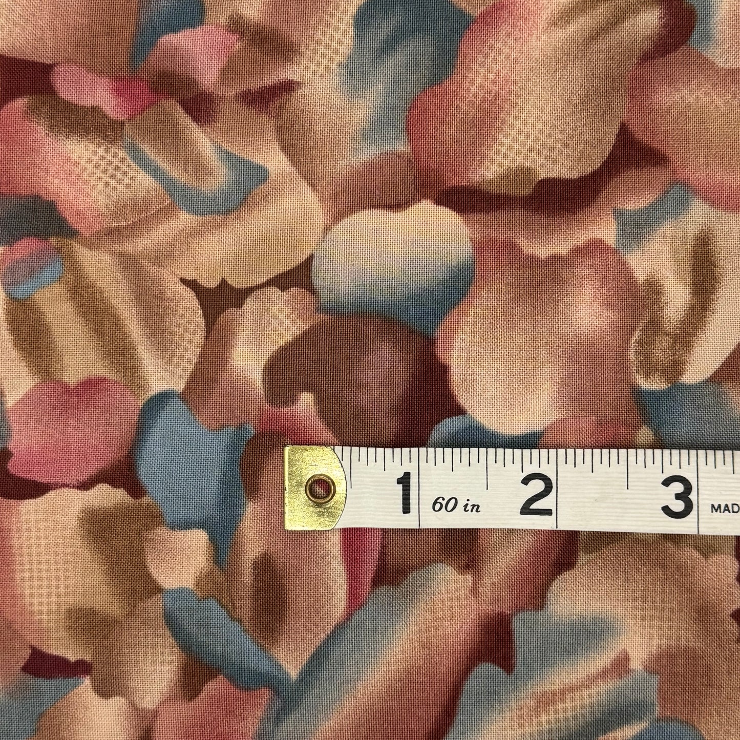 Multicolor Abstract Print Cotton: 3.5 yds