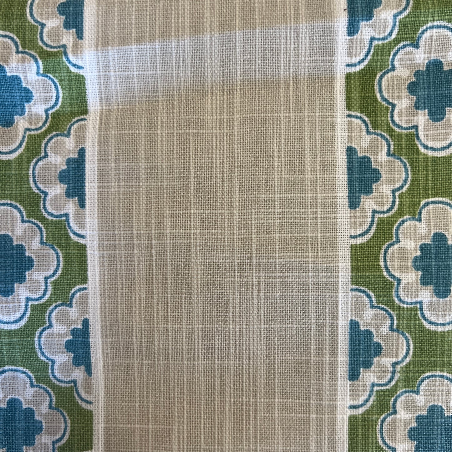 Gray, Green & Blue Stripe Home Decor 2 yds