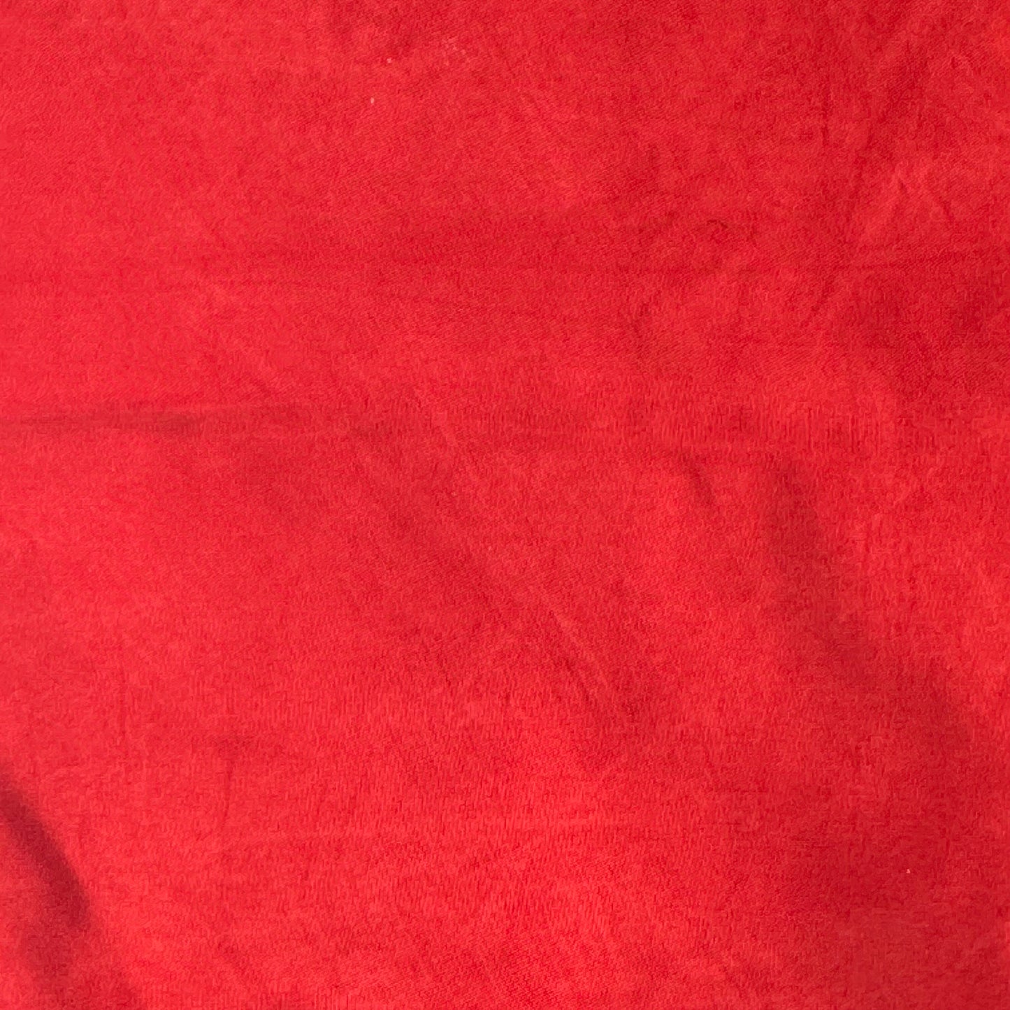 Medium Weight Orange/Red Peached Twill Weave Rayon: 3 yds