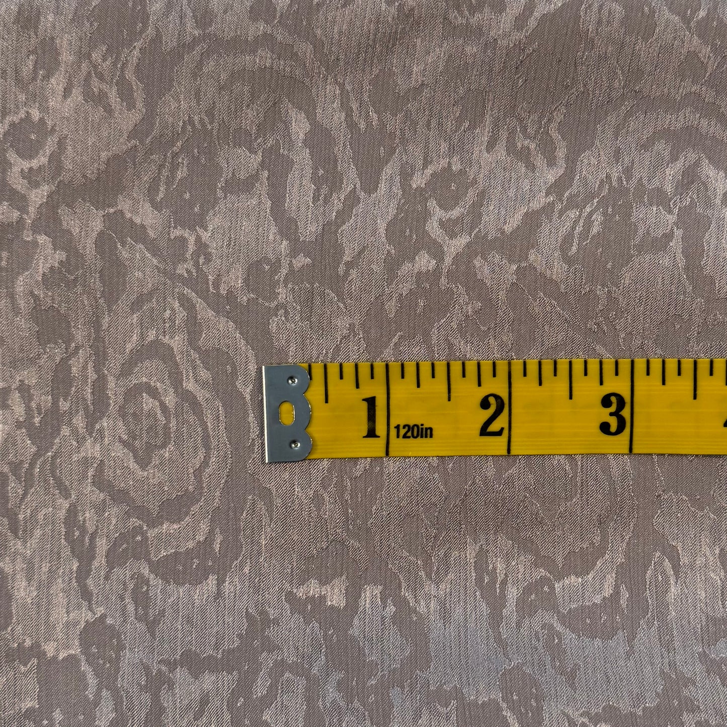 Tan Marbled Motif Poly Lining: 1.5 yds