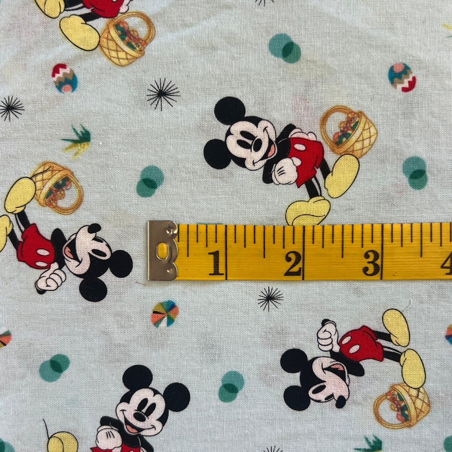 Mickey Easter Cotton Blend: 2.75 yds