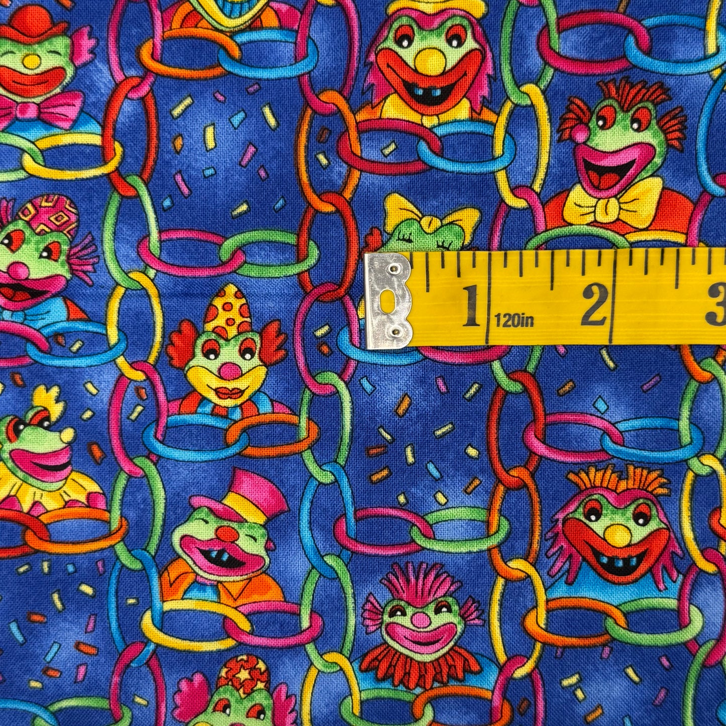 Clowns Cotton: 2 yds