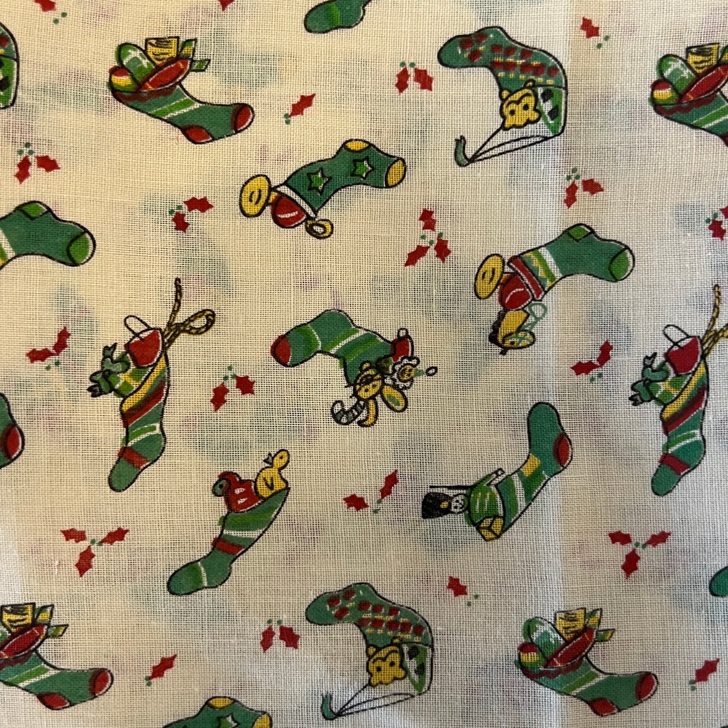 Colorful Stockings Cotton: 2 yds