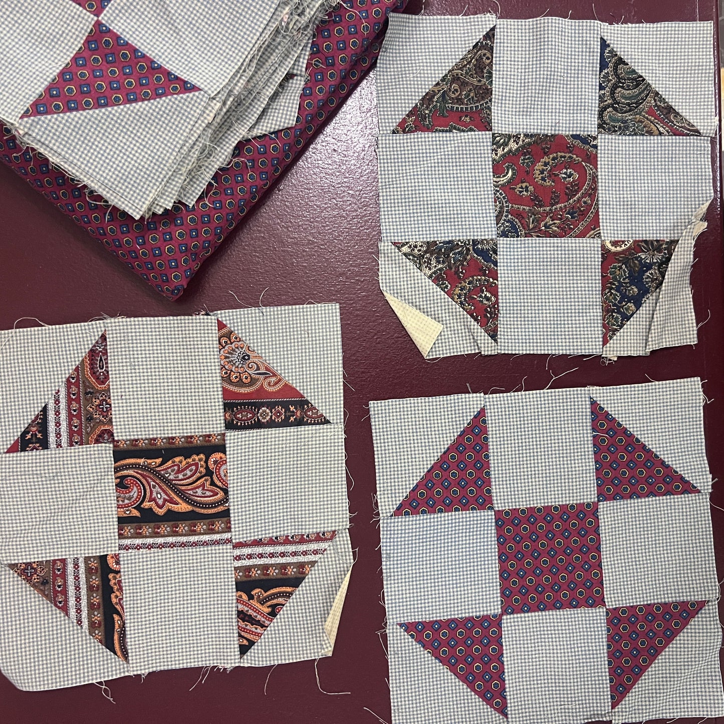 40 Shoo Fly Quilt Blocks