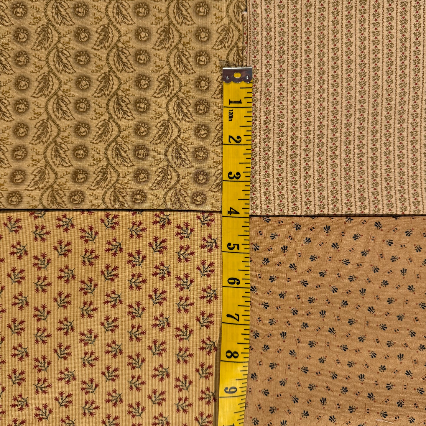Cream Floral Half-Yard Bundle