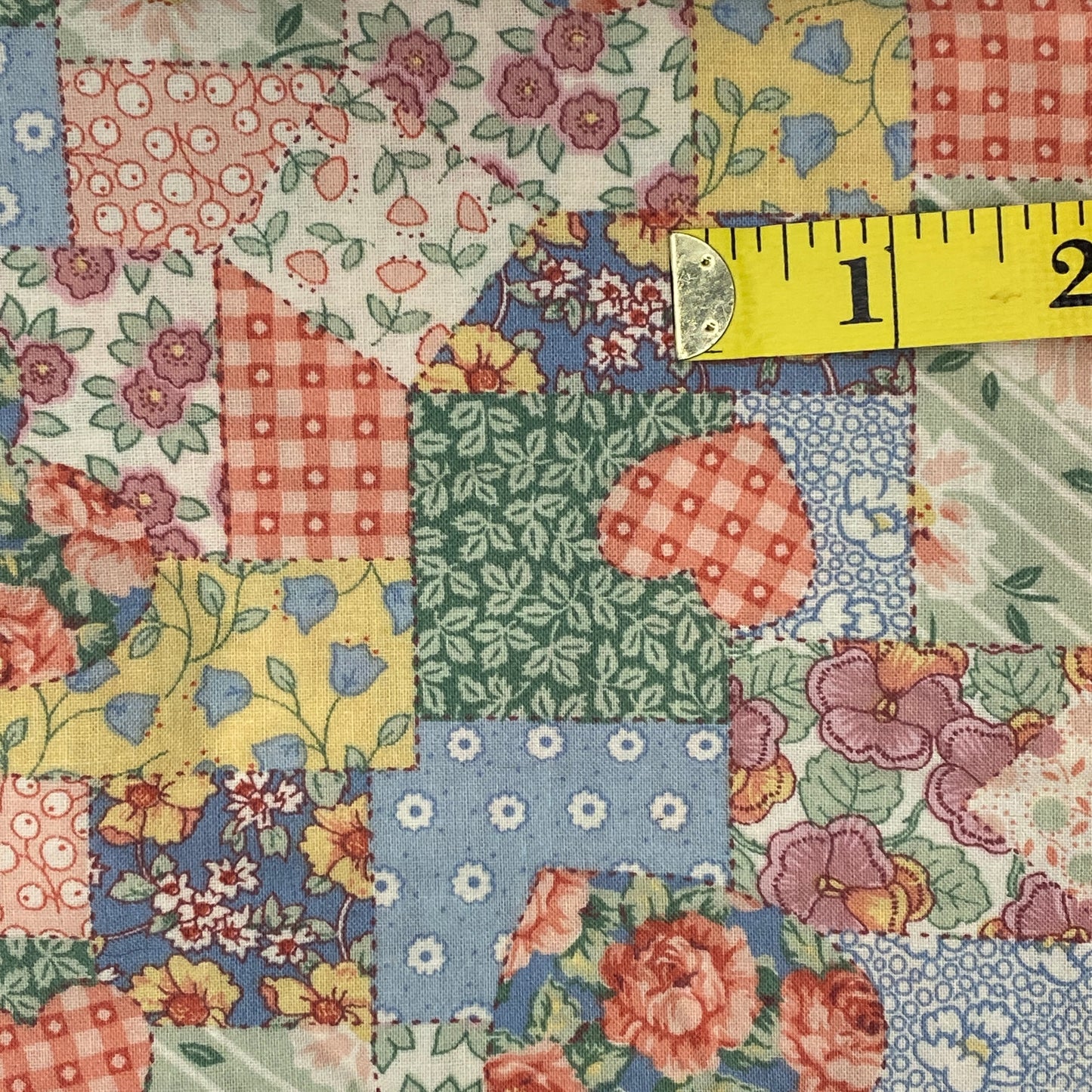 Floral Patchwork Print Cotton: 2 yds