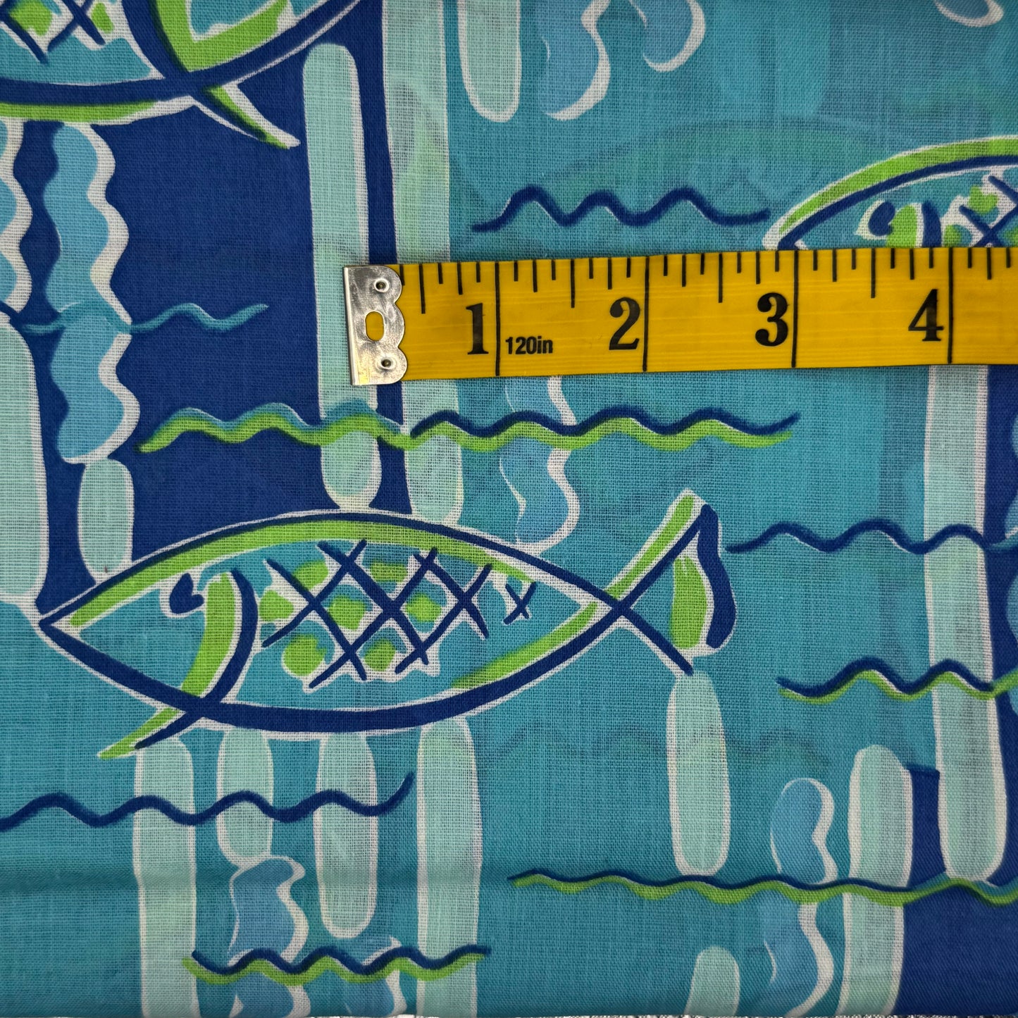 Under the Sea Cotton Blend: 3 yds