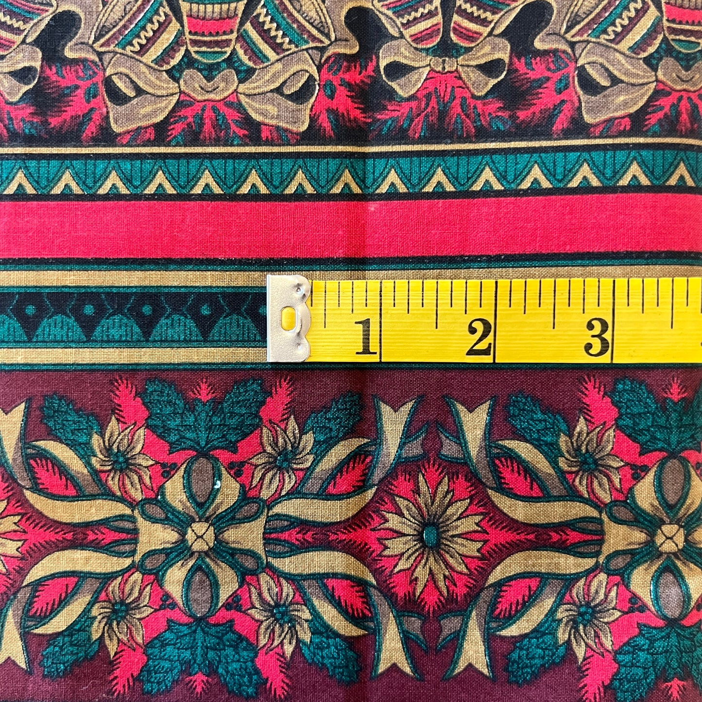 Red & Green Holiday Stripes Cotton: 2.5 yds