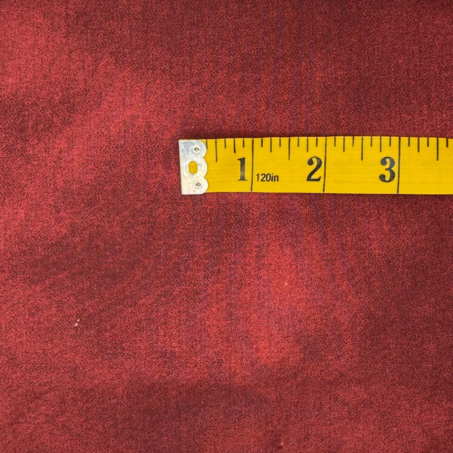 Two Tone Maroon Cotton Blend: 2 yds