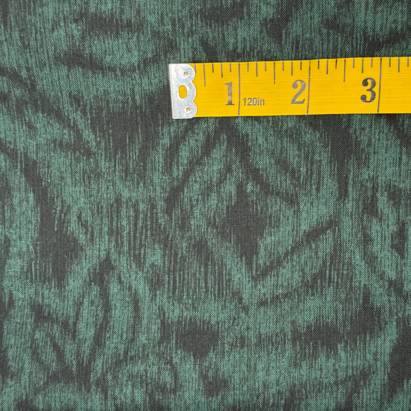 Tonal Green Abstract Leaves Cotton: 2 yds