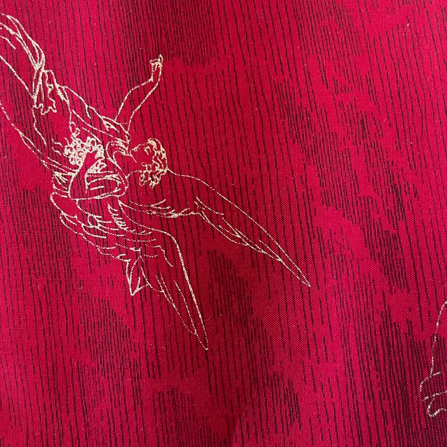 Golden Angels Cotton: 2 yds