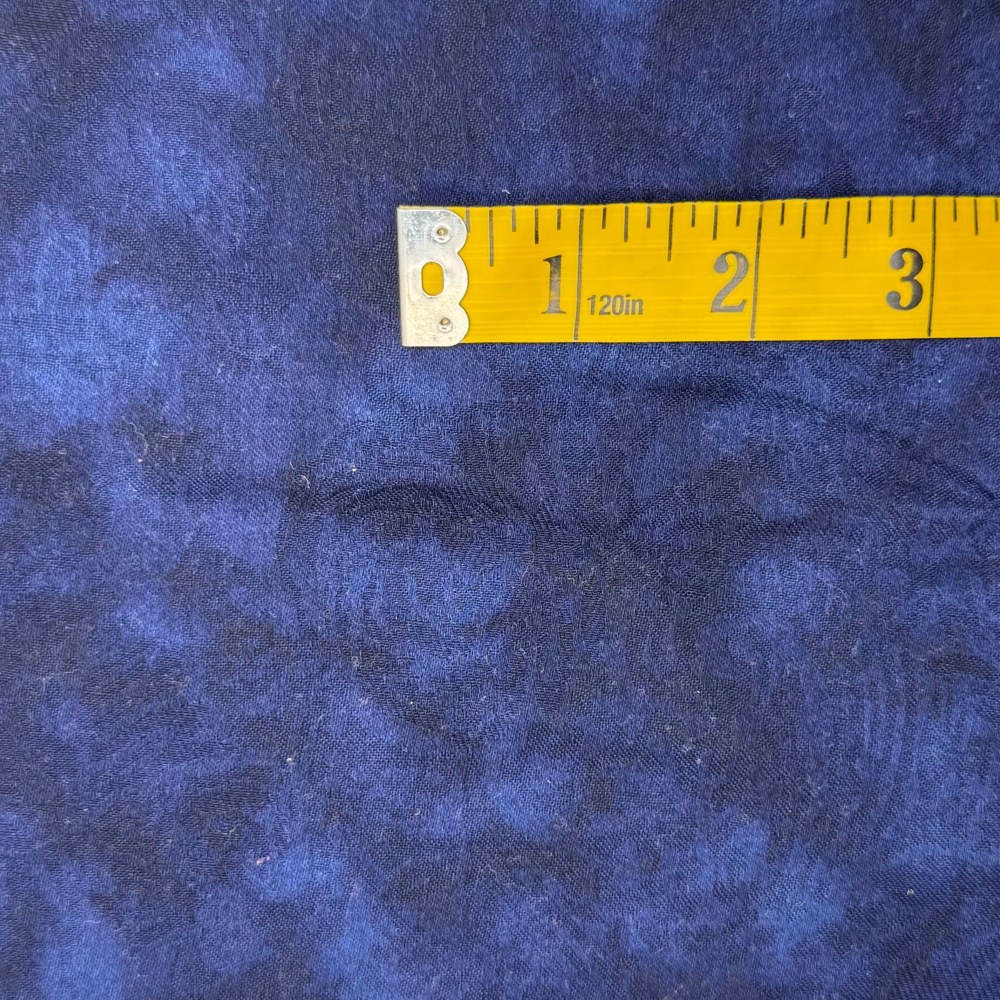 Two Tone Blue Lightweight Cotton Blend: 2 yds