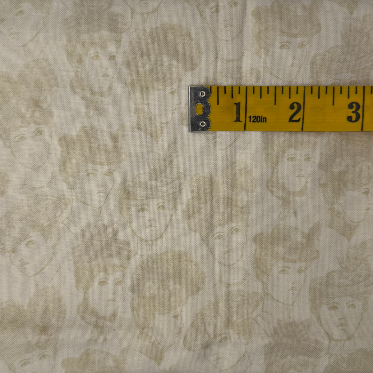 Subtle Victorian Ladies Cotton: 1 yd