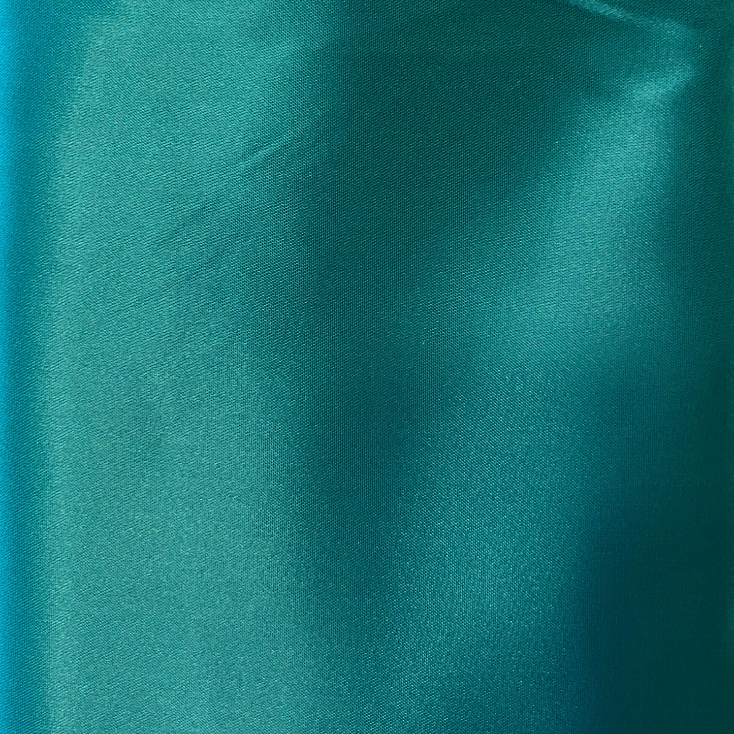Teal Poly Satin: 5 yds