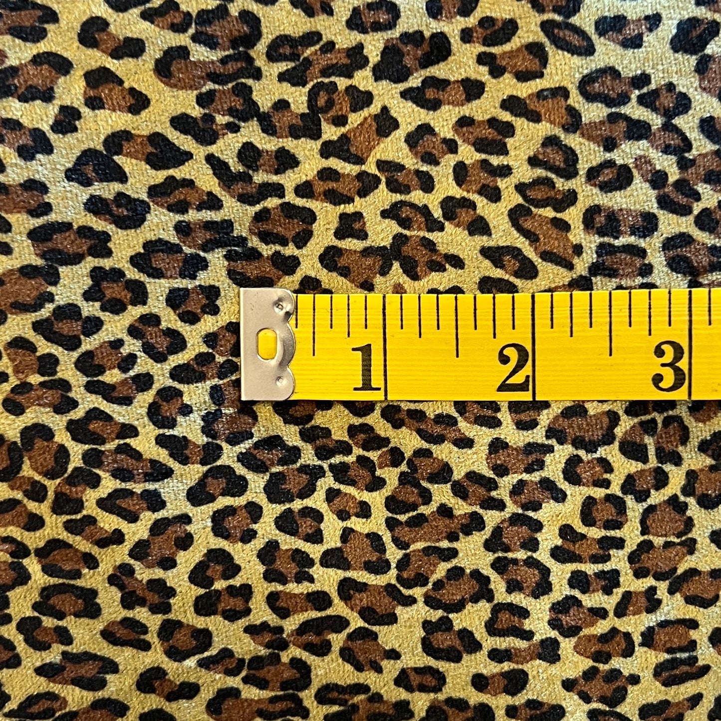 Leopard Print Stretch Velvet: 1 yd