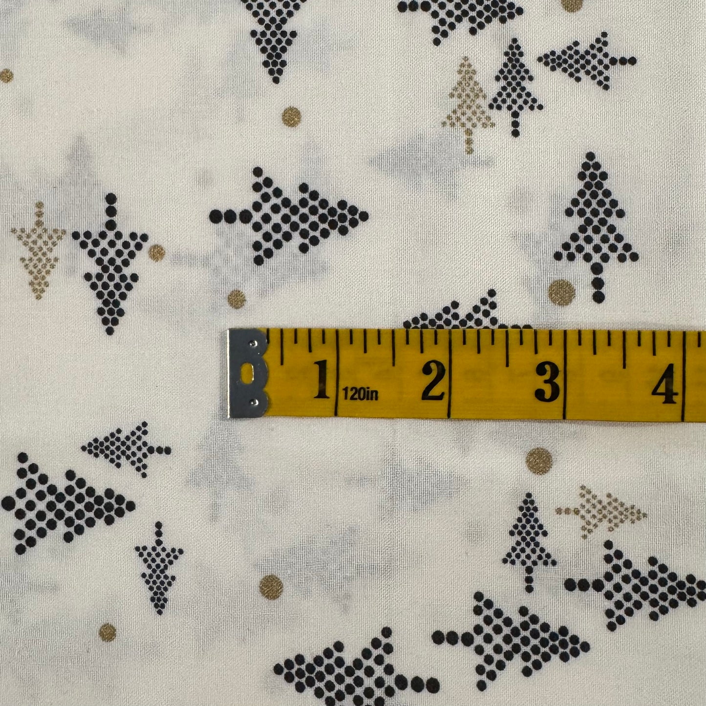 Pointillism Trees Cotton: 1 yd