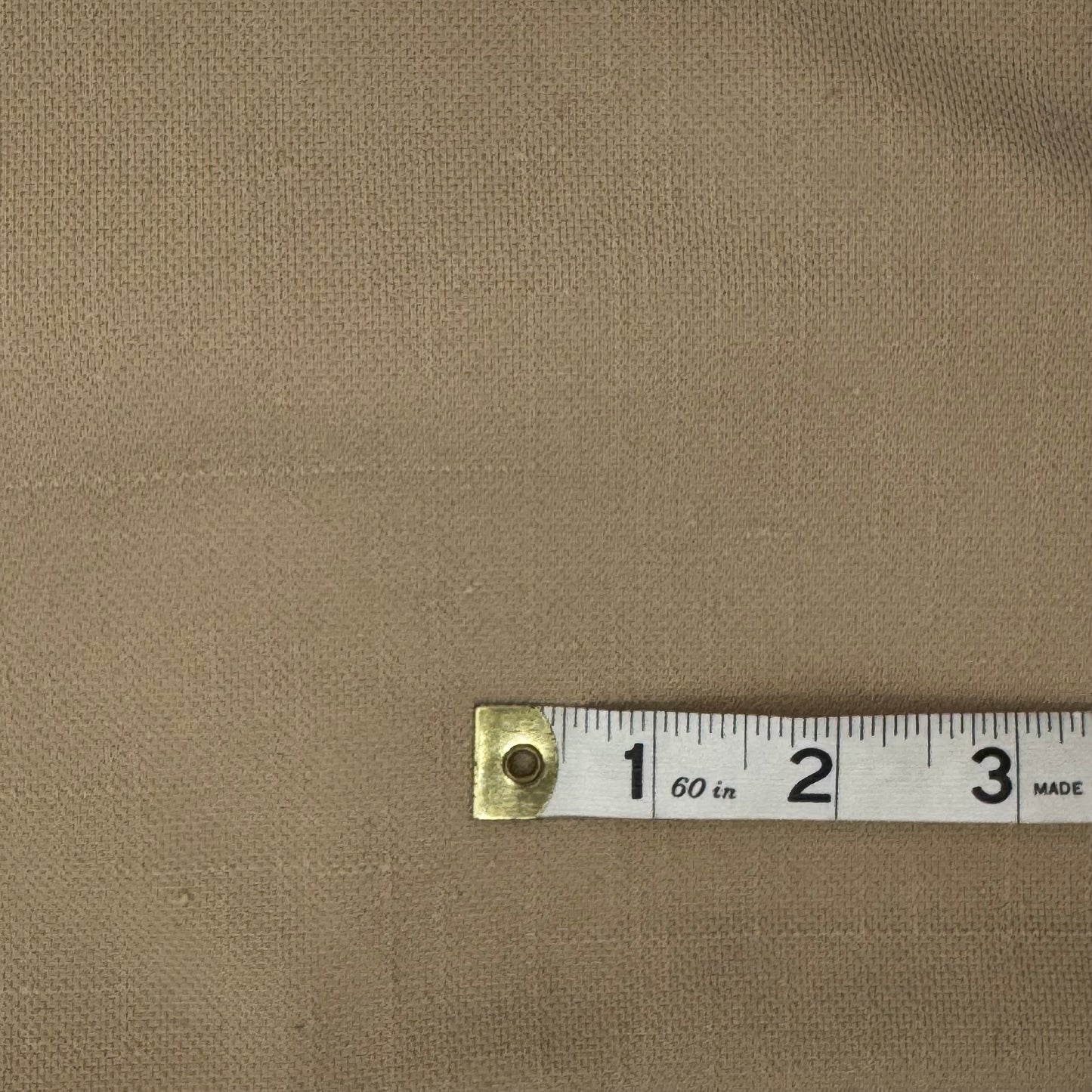 Tan Slubby Double-Knit Polyester: 1 yd