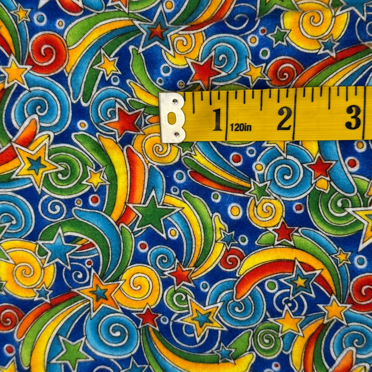 Shooting Stars Flannel: 1 yd