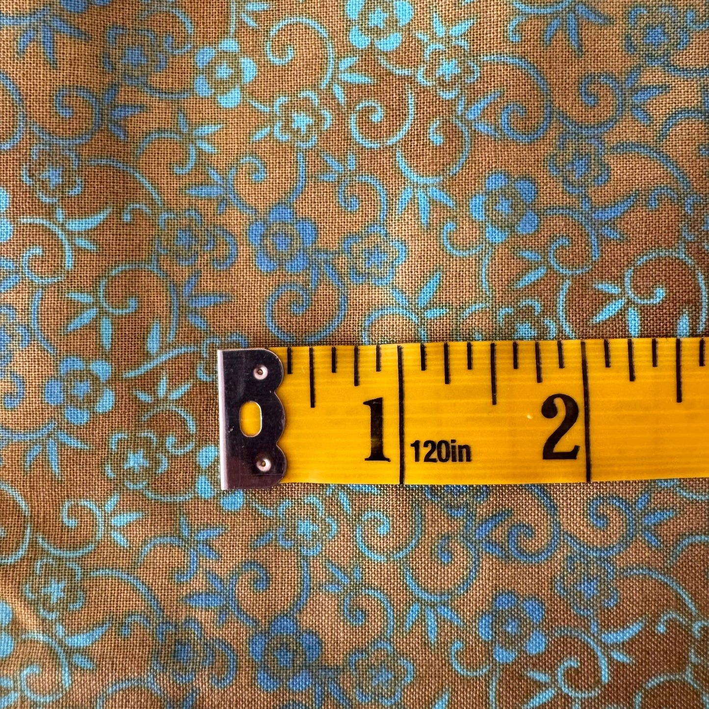 Climbing Floral Cotton: 1 yd
