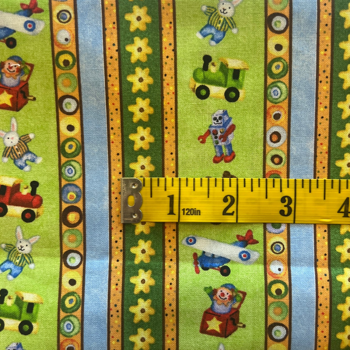 Striped Kids Toys Cotton: 2 yds