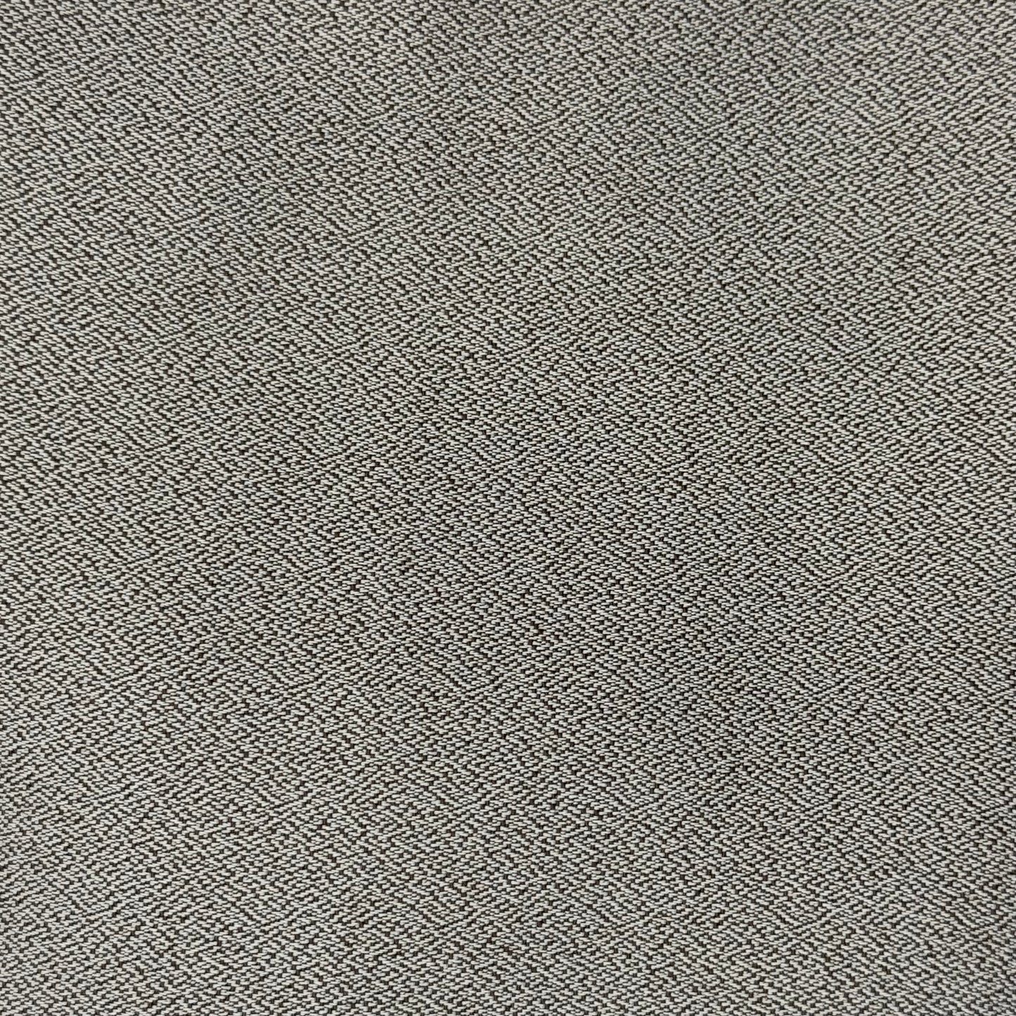 Brown/White Crossweave Crepe Poly Suiting: 1.5 yds