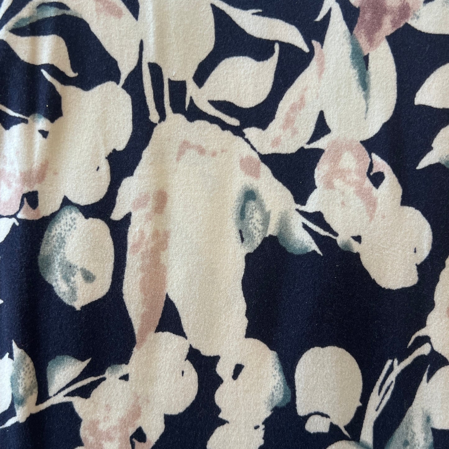 Abstract Floral Stretch Jersey: 5 yds