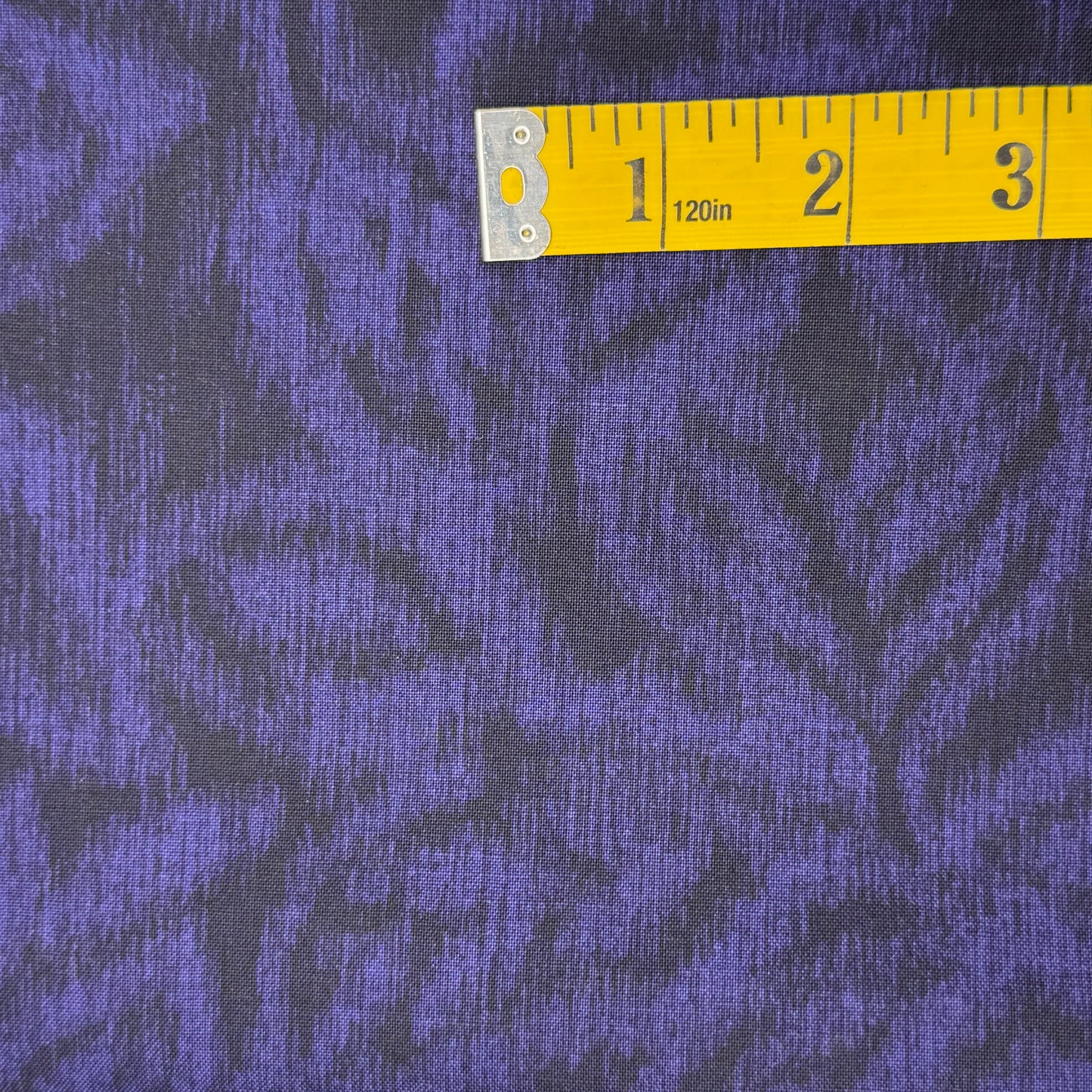 Tonal Purple Abstract Leaves Cotton: 2 yds