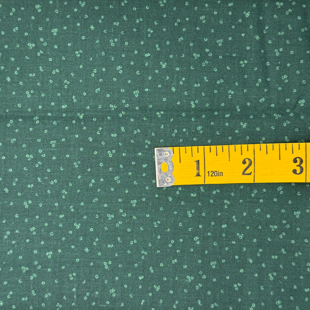 Green Bubbles Cotton Blend: 2 yds