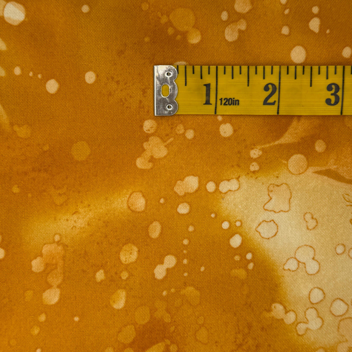 Honey Gold Under a Microscope Flannel: 3 yds