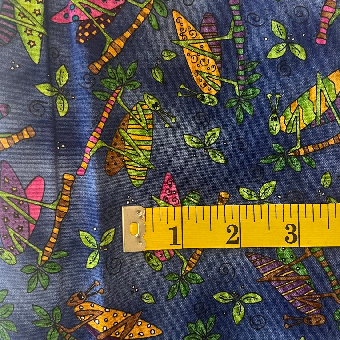 Grasshopper Cotton: 1.5 yds