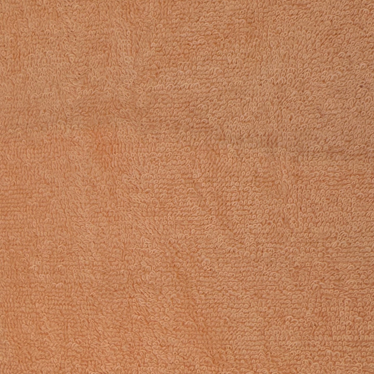 Peach 2-Way Stretch Knit Cotton Blend Terrycloth: 2.5 yds