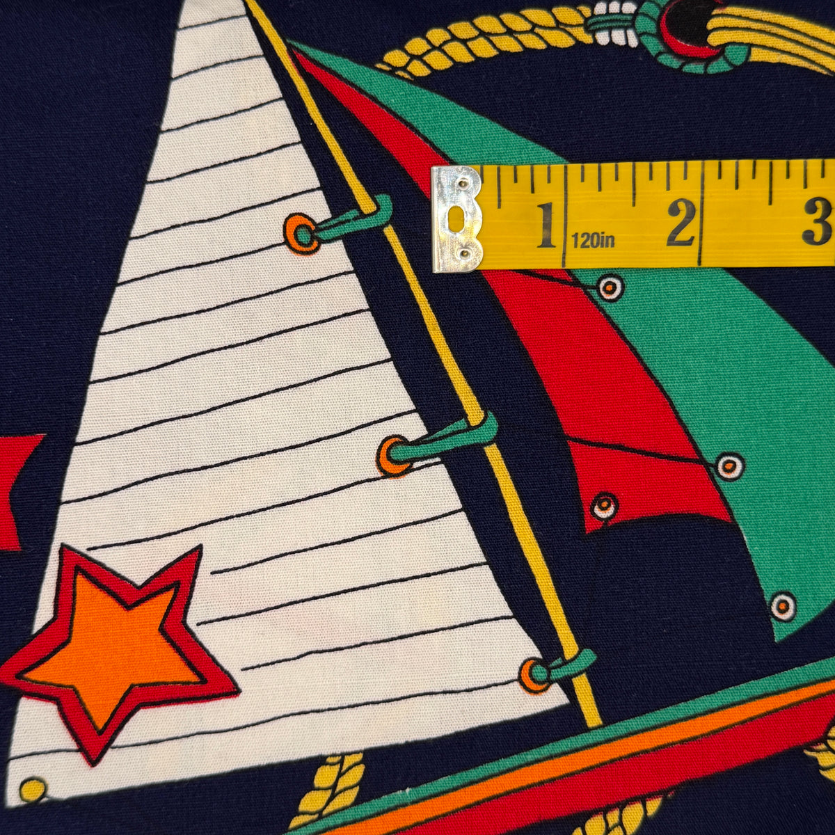 Nautical Motif Cotton Blend: 3 yds