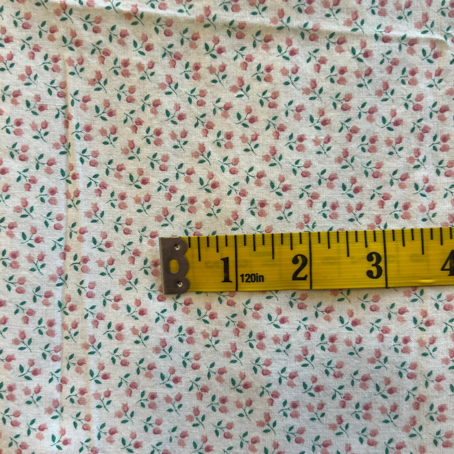 Pink Mini Floral Cotton: 1.5 yds