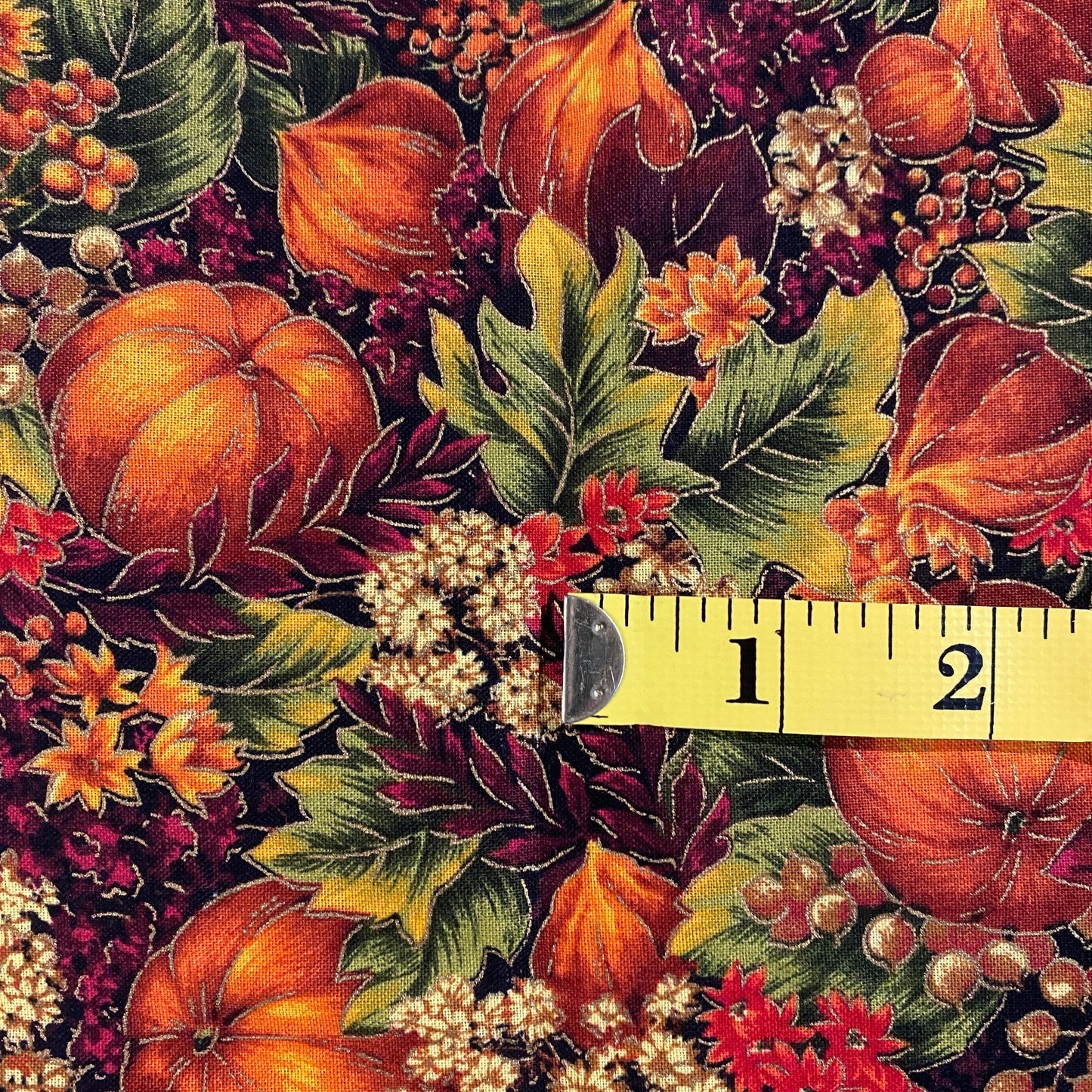Fall Harvest Cotton: 1 yd